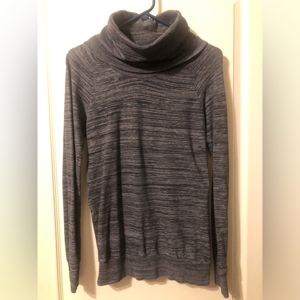 Alternative Women's Gray Mock Turtleneck Sweater